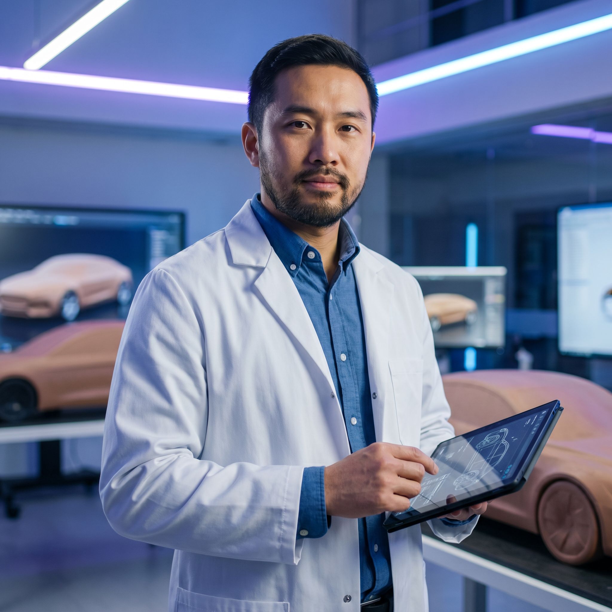 高清3D动漫汽车工程师李博士